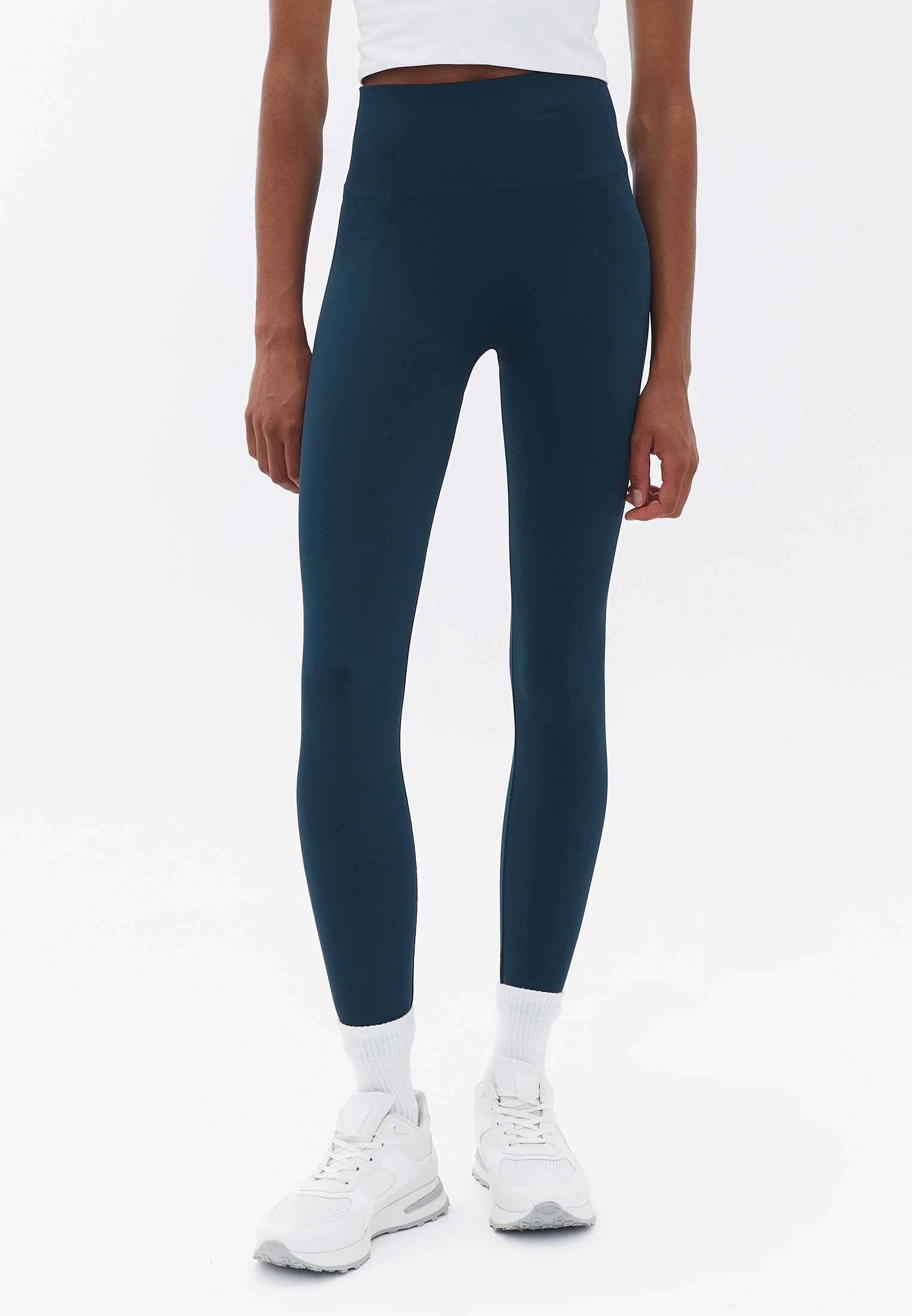 High Rise Seamless Leggings - GREEN GABLES