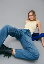 Ultra High Waist Mom-Fit Pants - RODEO DENIM