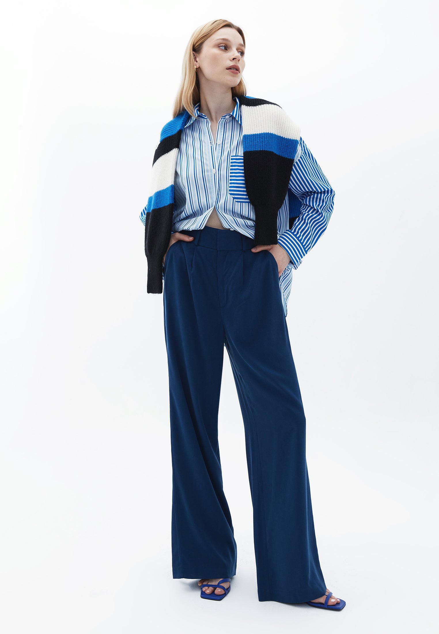 Ultra High Rise Wide Leg Pants - TITAN